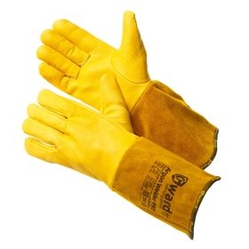 Краги для аргоновой сварки с цельной кожаной перчаткой Argon Welder PRO